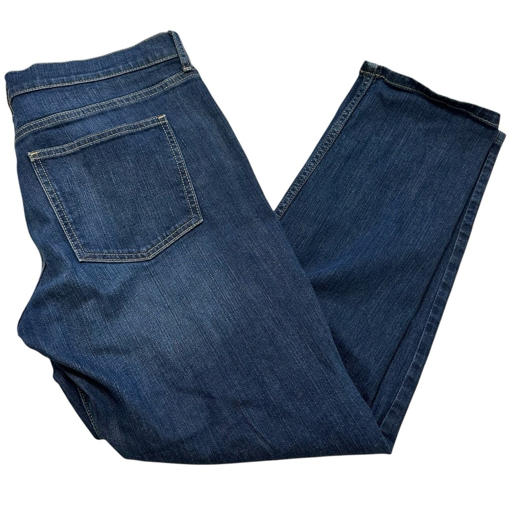 Banana Republic Girlfriend Jeans Womens Dark Wash Stretch Denim